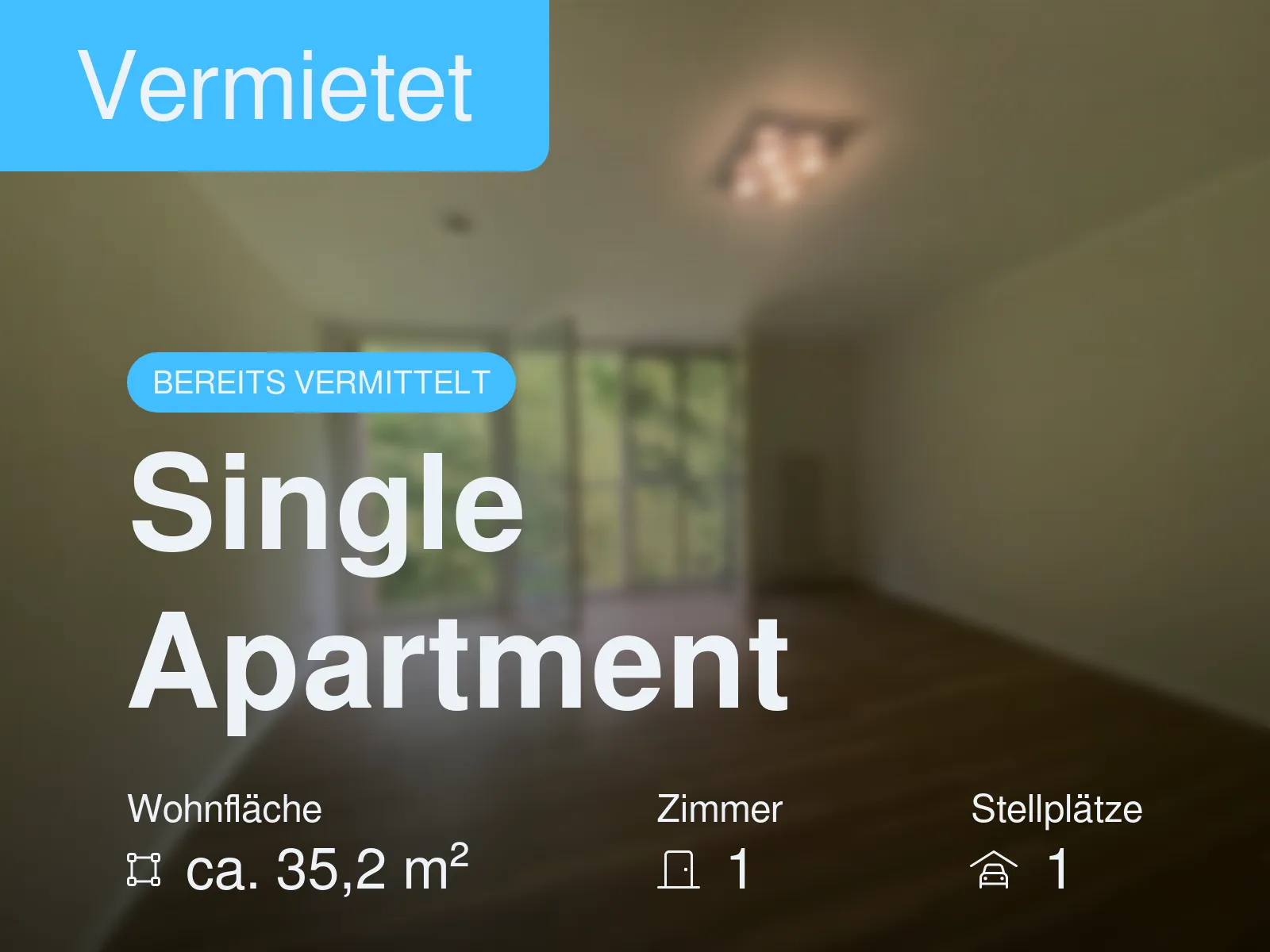 Nicht mehr verfügbar: Single Apartment
