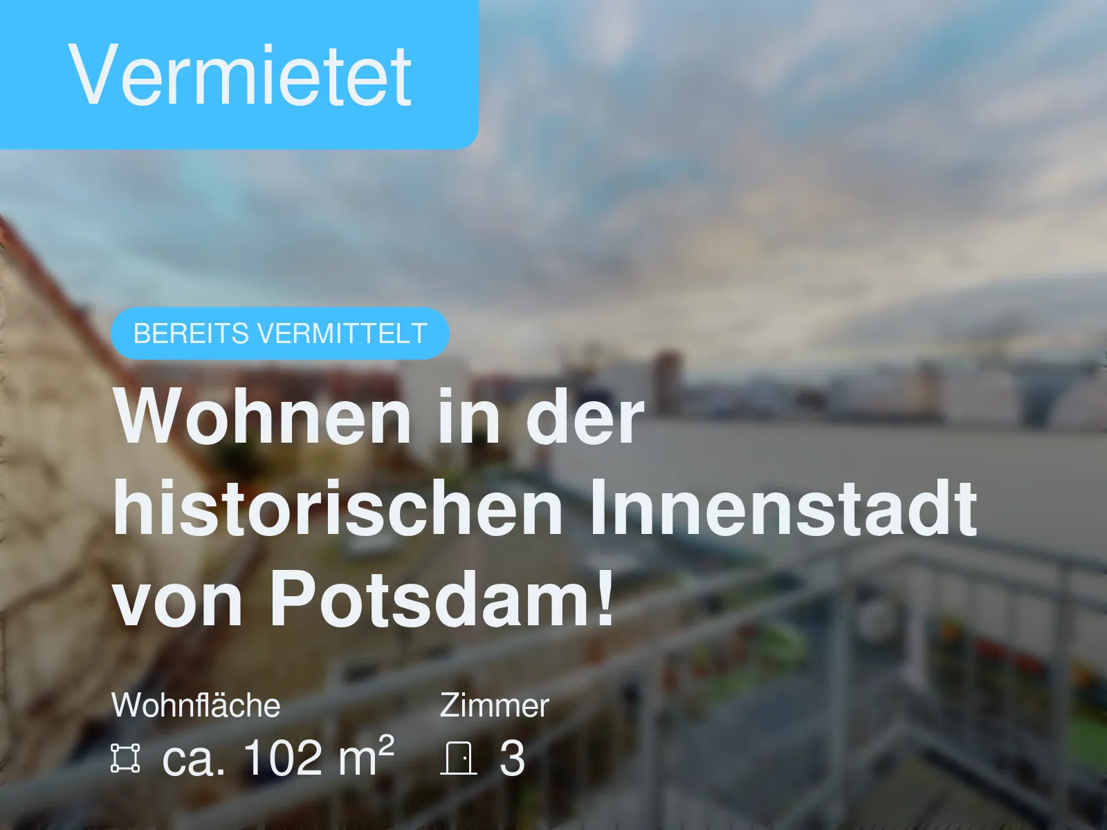 Nicht mehr verfügbar: Wohnen in der historischen Innenstadt von Potsdam!